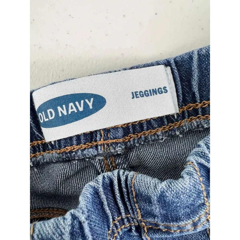 Old Navy Toddler Girls Denim Jeggings Blue Jeans Medium Wash Size 2T